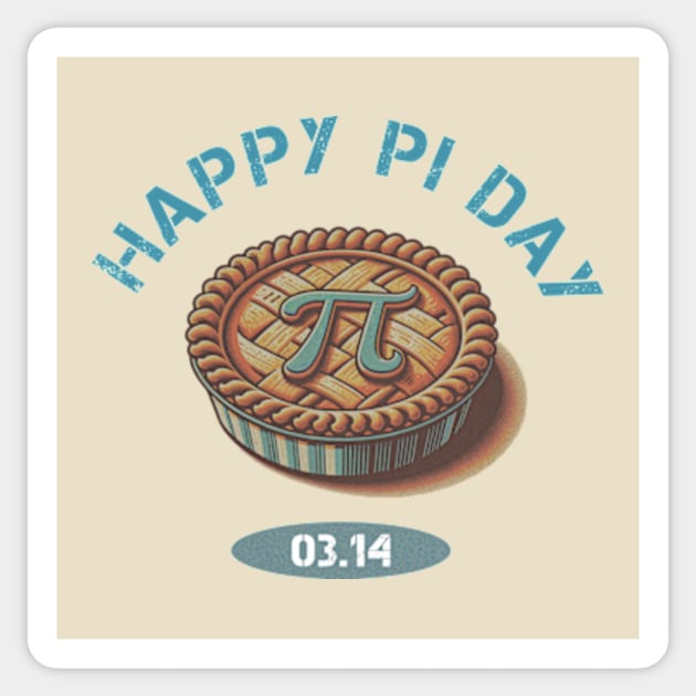 Pi Day Gift - Happy Pi Day Sticker by poppoplover